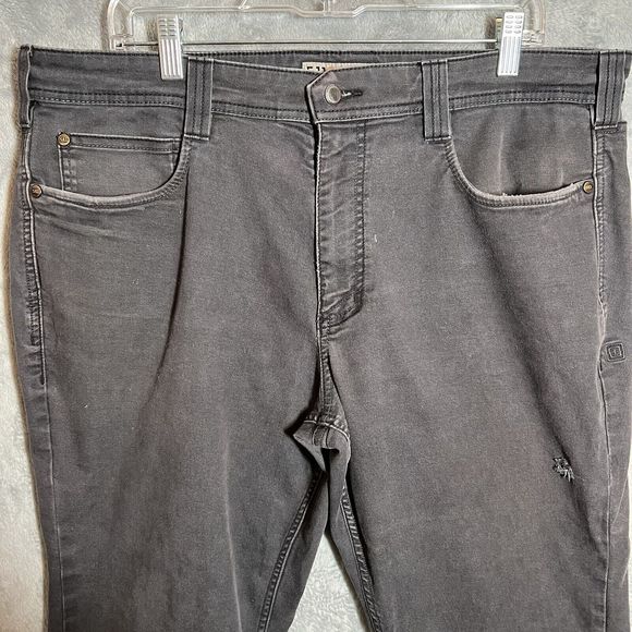 511 Tactical Jeans Mens 38x25 Gray Defender Flex Stretch Straight Utility Jeans - Picture 3 of 12